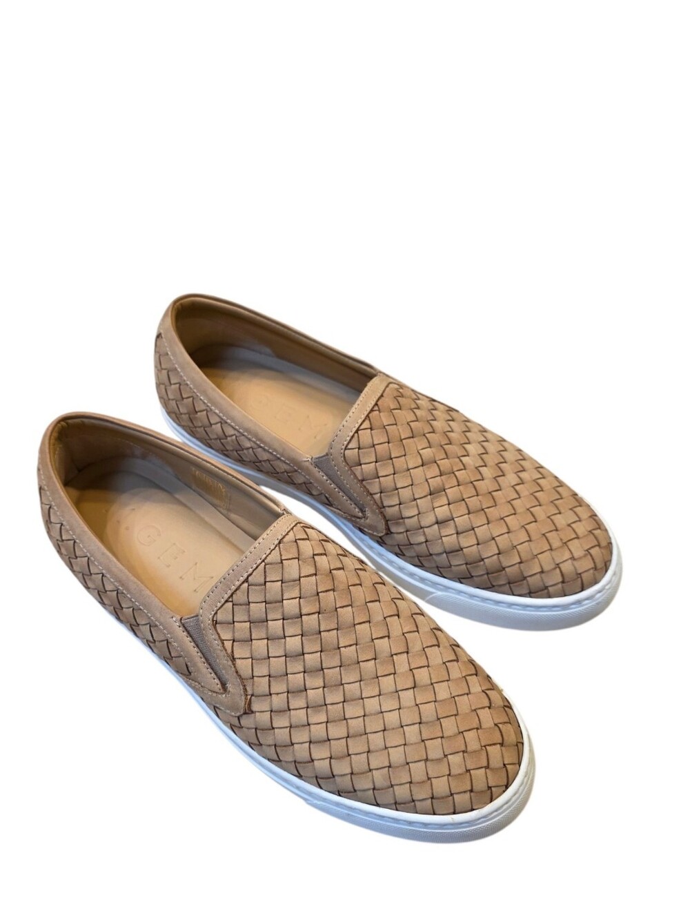 M.Gemi The Cerchio Woven Leather Loafers Size 40-1/2
